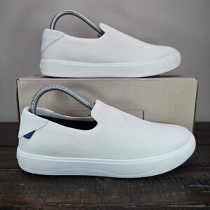 Vessi Boardwalk Slip On Womens Size 8 Waterproof Shoes Sneakers Sail White